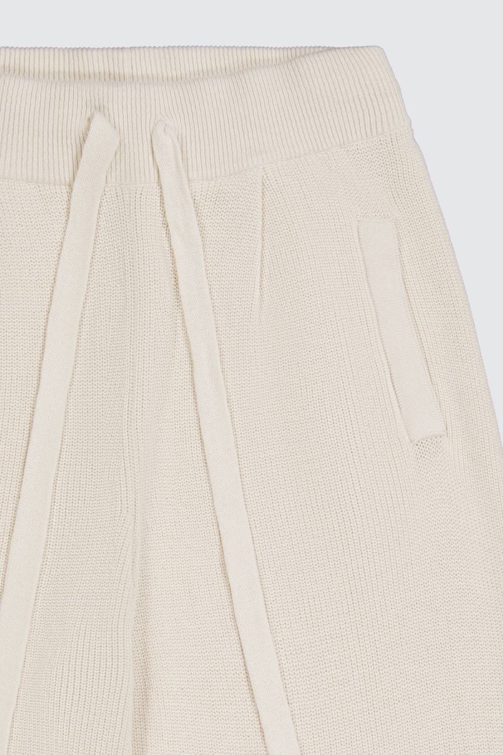 Laneus Laneus pantalone milk in maglia effetto destroyed Ultimi tre giorni