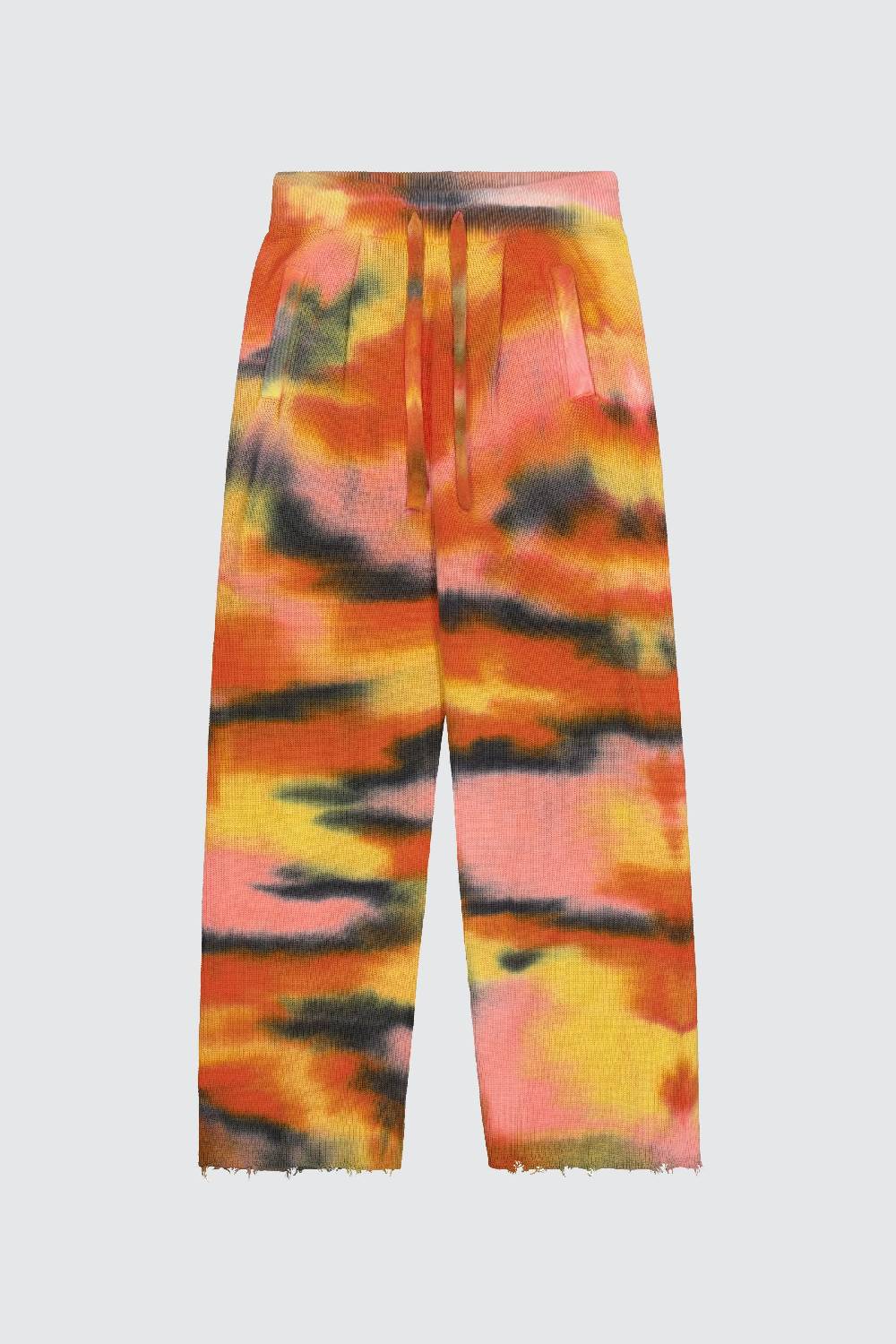 Laneus Laneus pantaloni in maglia effetto tie dye Economico