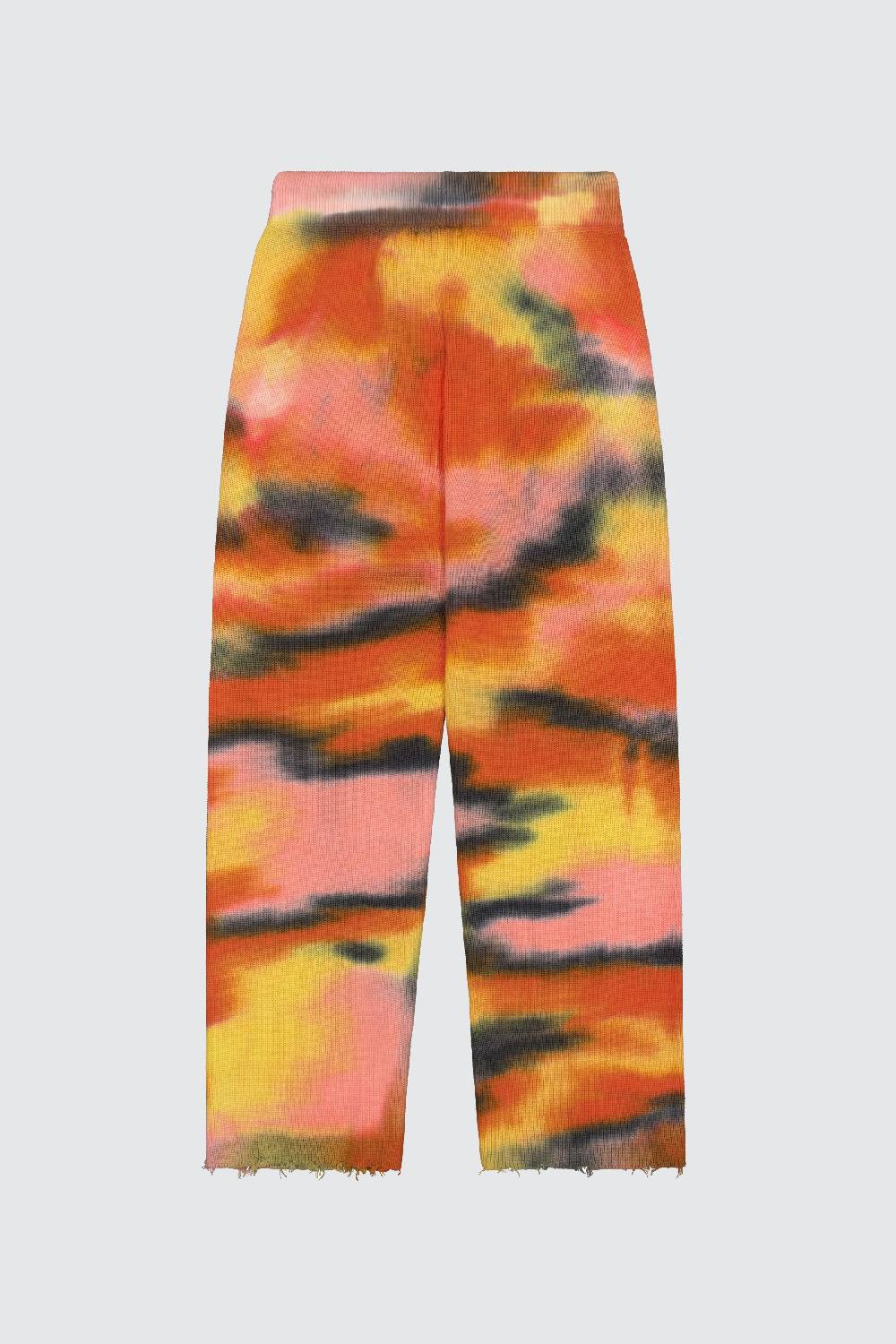 Laneus Laneus pantaloni in maglia effetto tie dye Economico