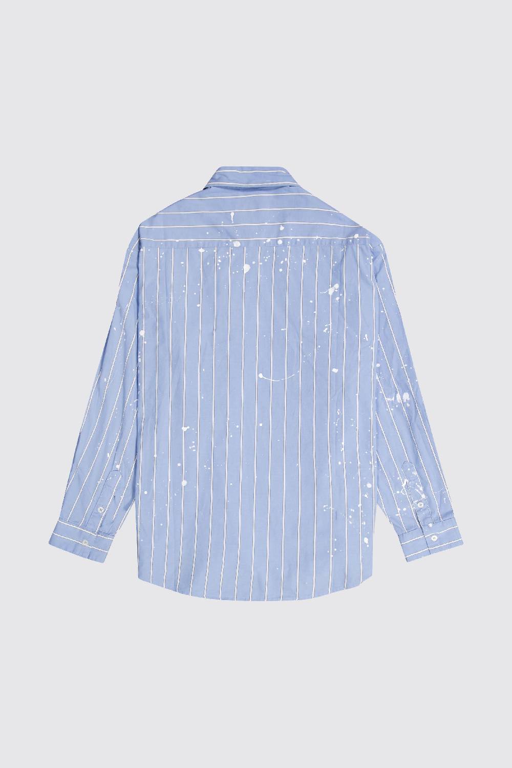 Laneus Laneus camicia oversize effetto vernice allover Pezzi Unici