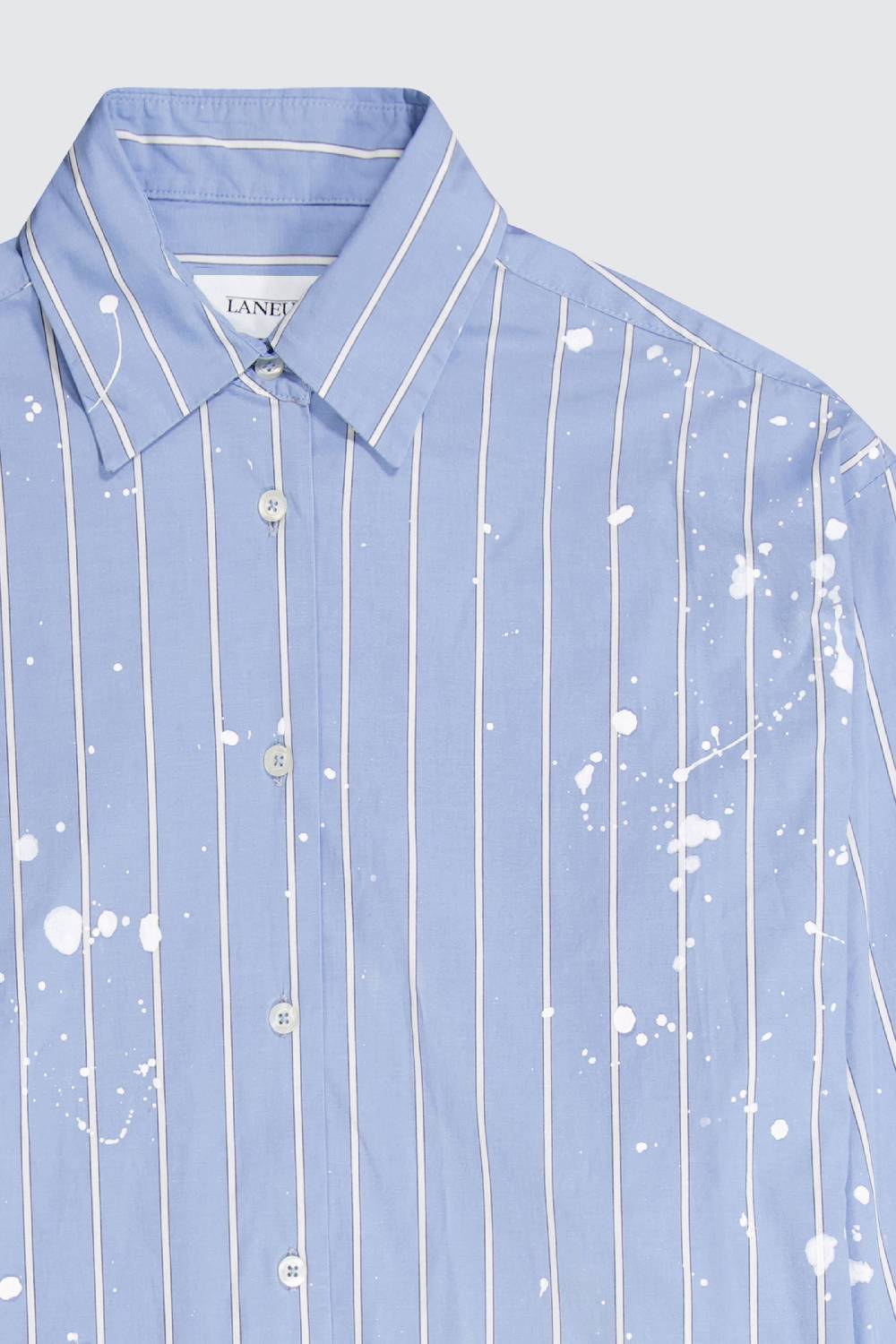 Laneus Laneus camicia oversize effetto vernice allover Pezzi Unici