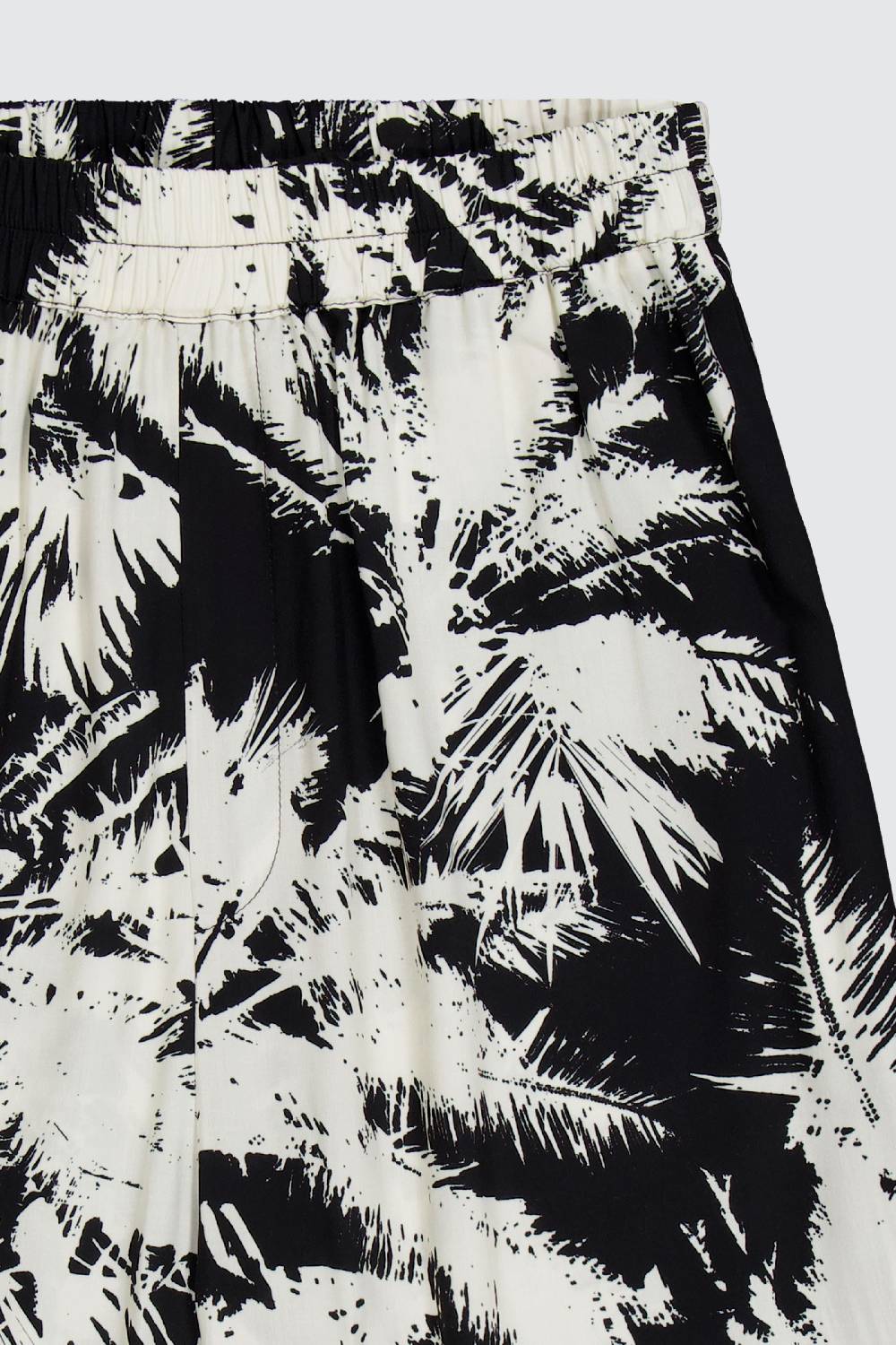 Laneus Laneus pantaloni palm print Online