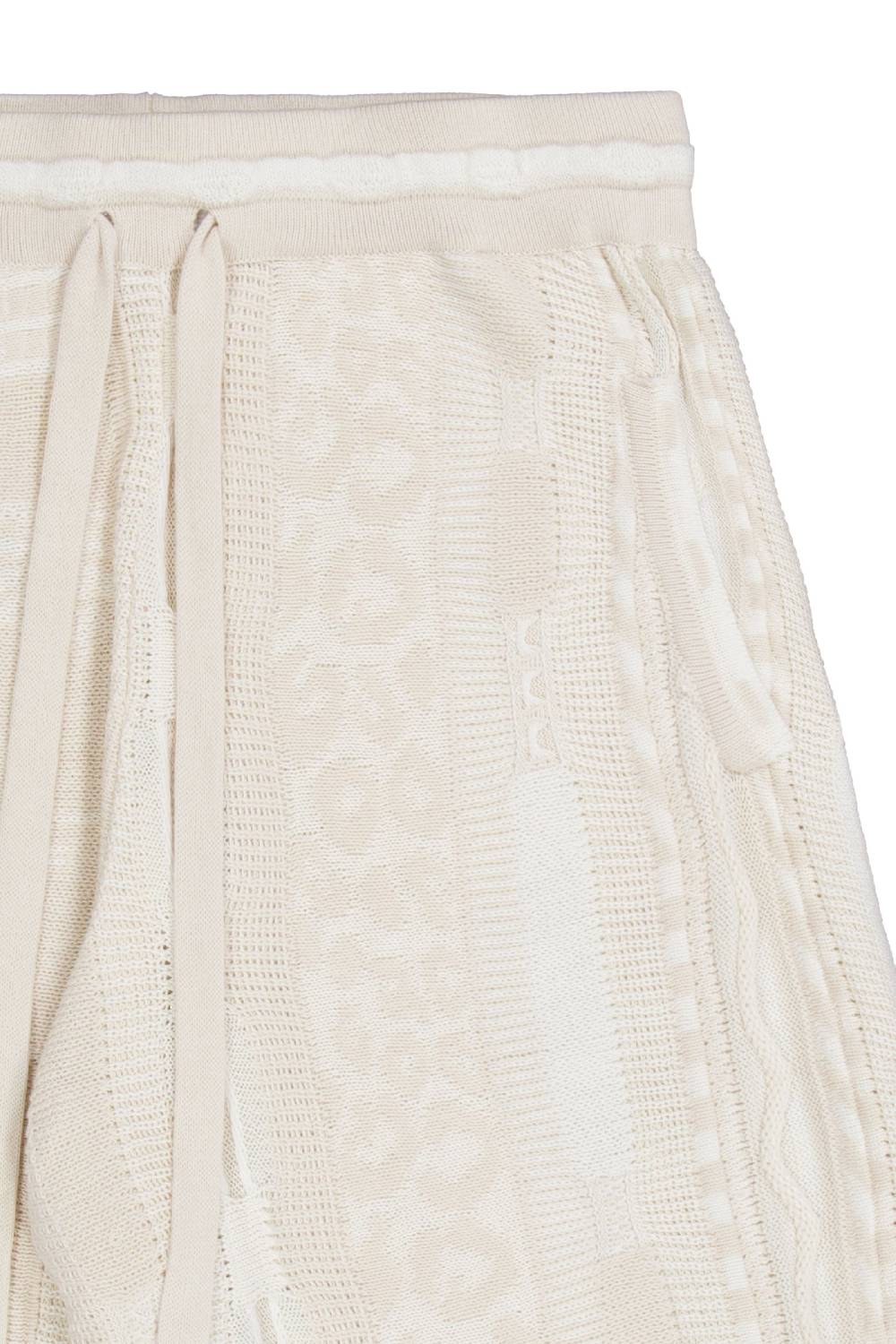 Laneus Laneus bermuda milk in jacquard Grande vendita