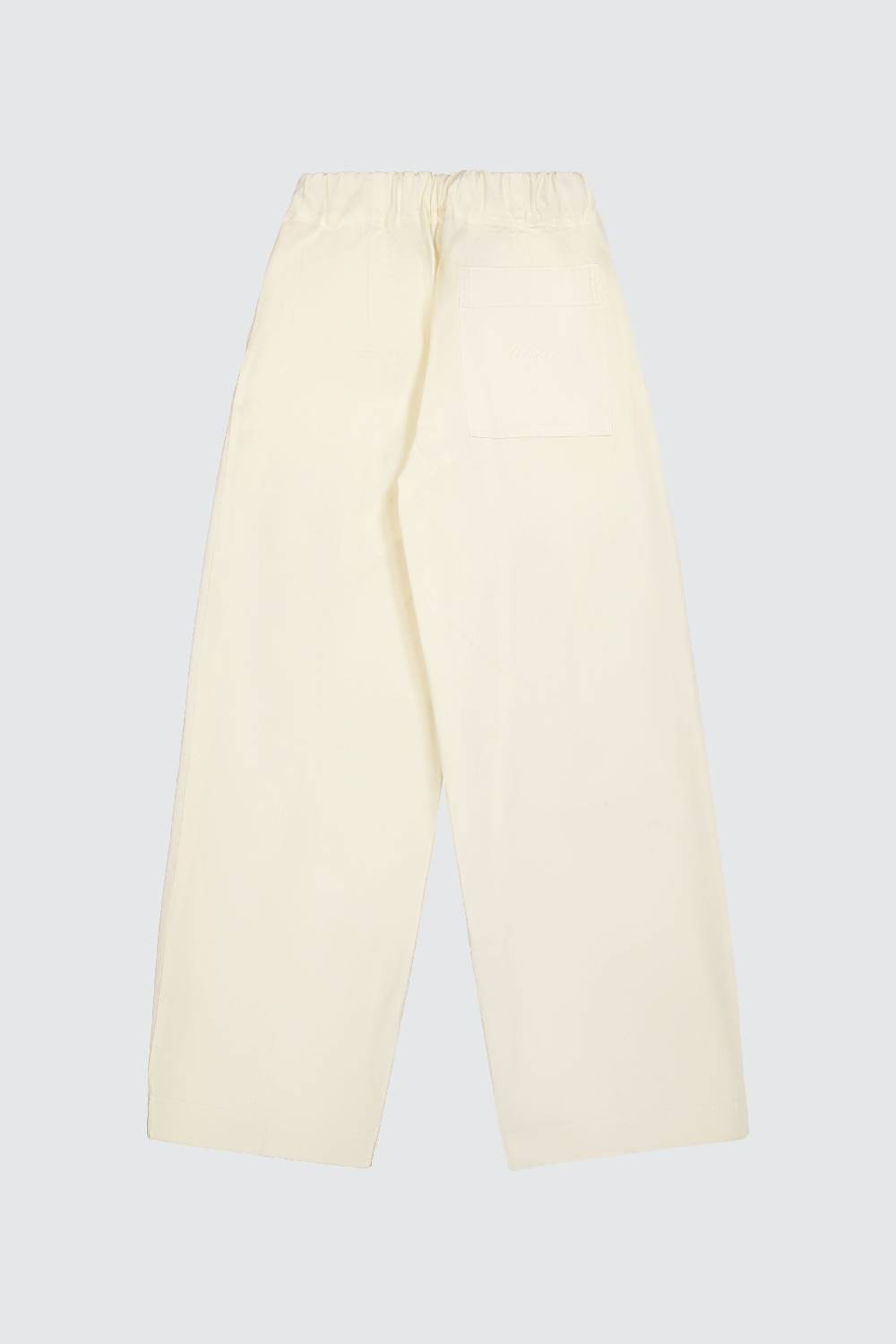 Laneus Laneus pantaloni cream loose fit a vita alta 2025