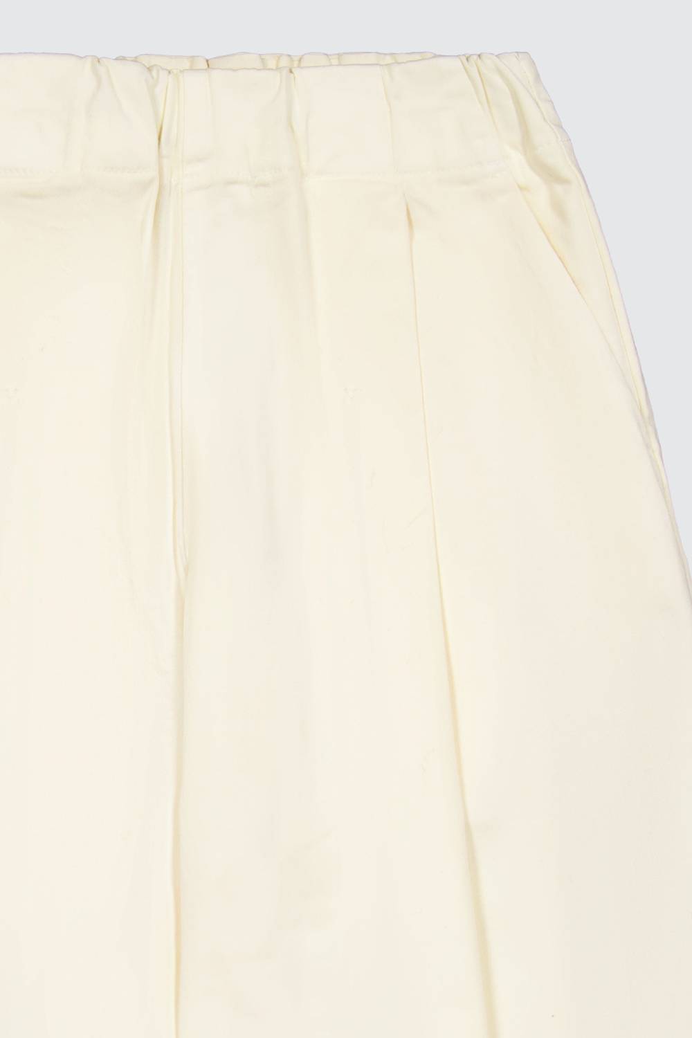 Laneus Laneus pantaloni cream loose fit a vita alta 2025