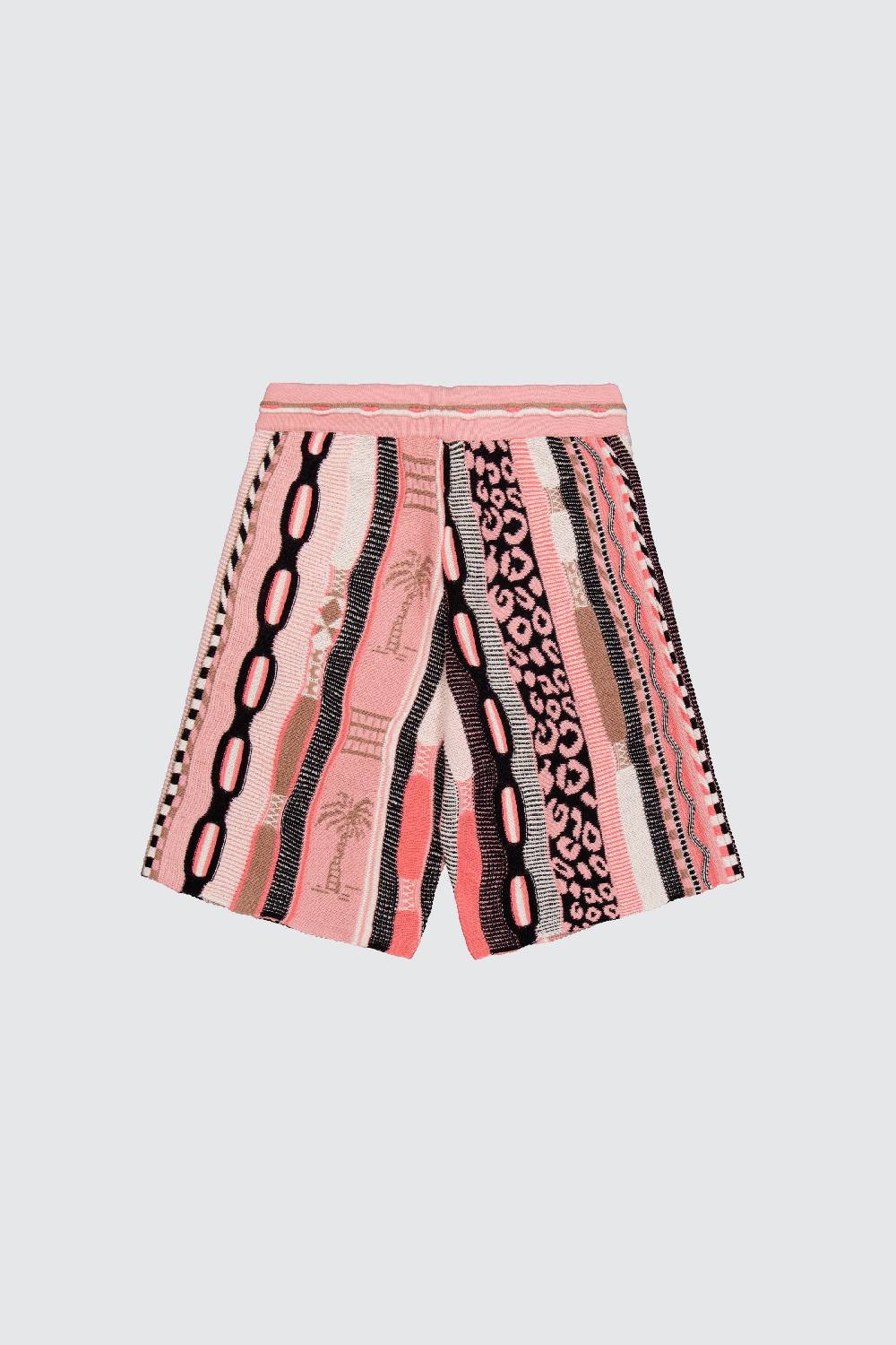 Laneus Laneus bermuda pink in jacquard multicolor Pezzi Unici