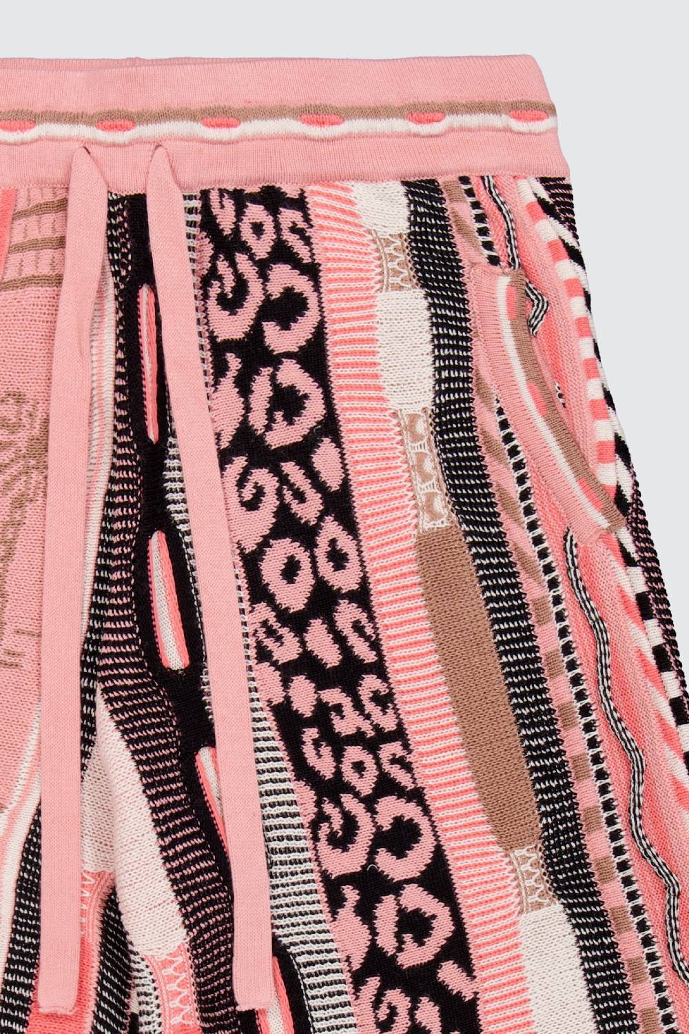 Laneus Laneus bermuda pink in jacquard multicolor Pezzi Unici