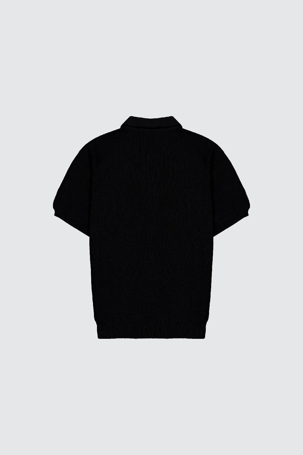 Laneus Laneus polo black in maglia con bottoni Acquista Ora