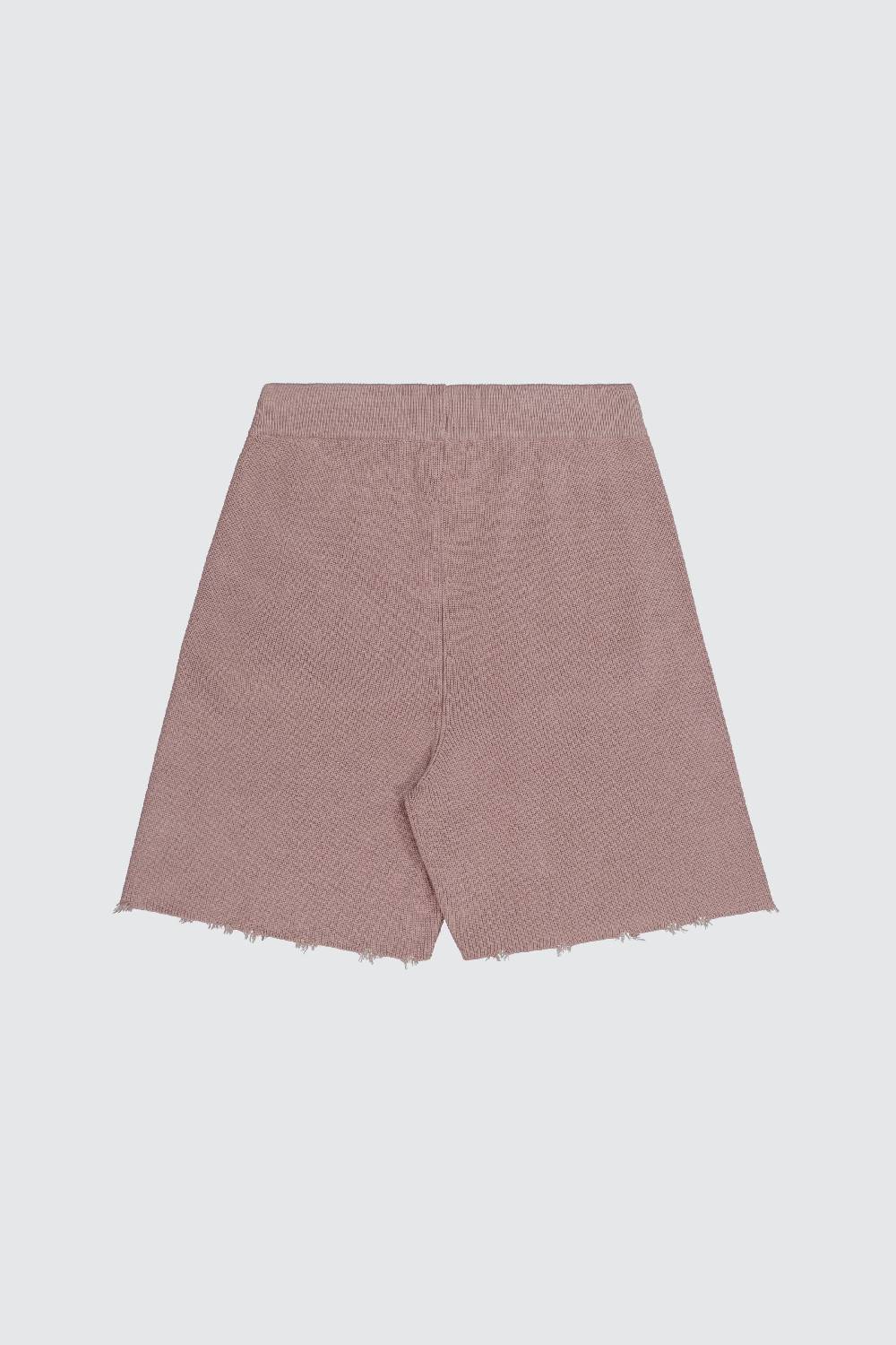 Laneus Laneus bermuda glacee in maglia effetto destroyed Affare Del Giorno
