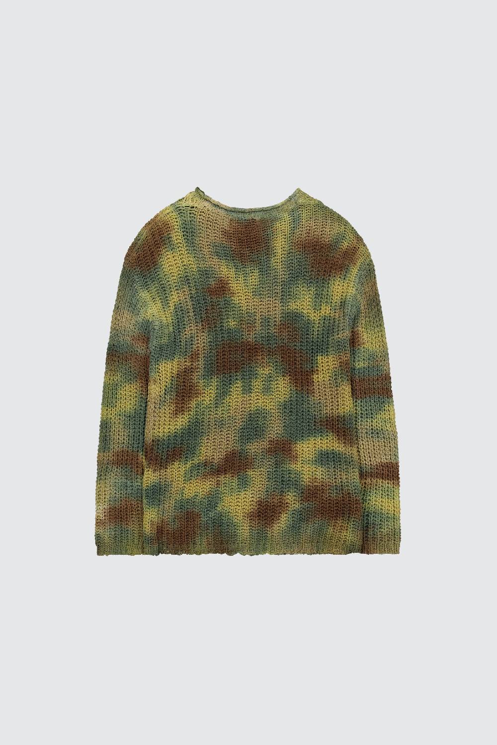 Laneus Laneus maglia tie dye camo print Novità