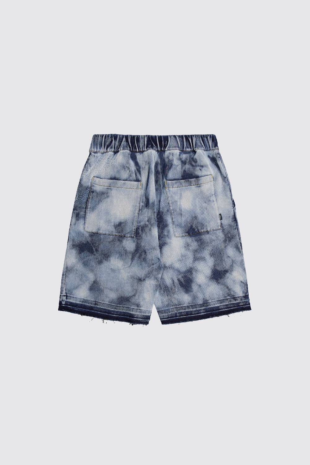 Laneus Laneus bleached denim short Offerte stagionali