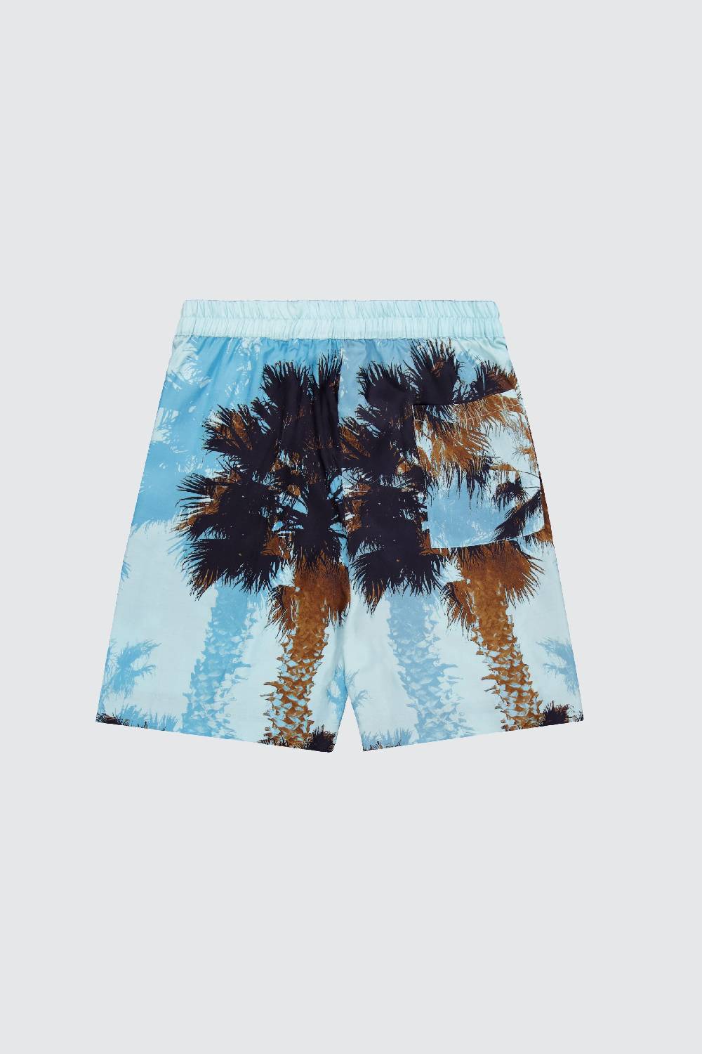 Laneus Laneus bermuda turquoise palm print Online