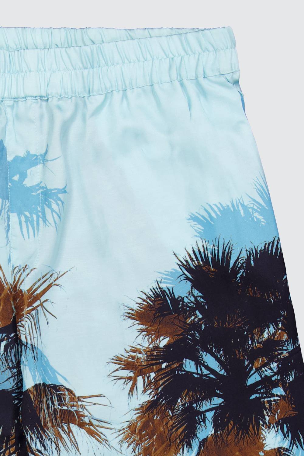 Laneus Laneus bermuda turquoise palm print Online