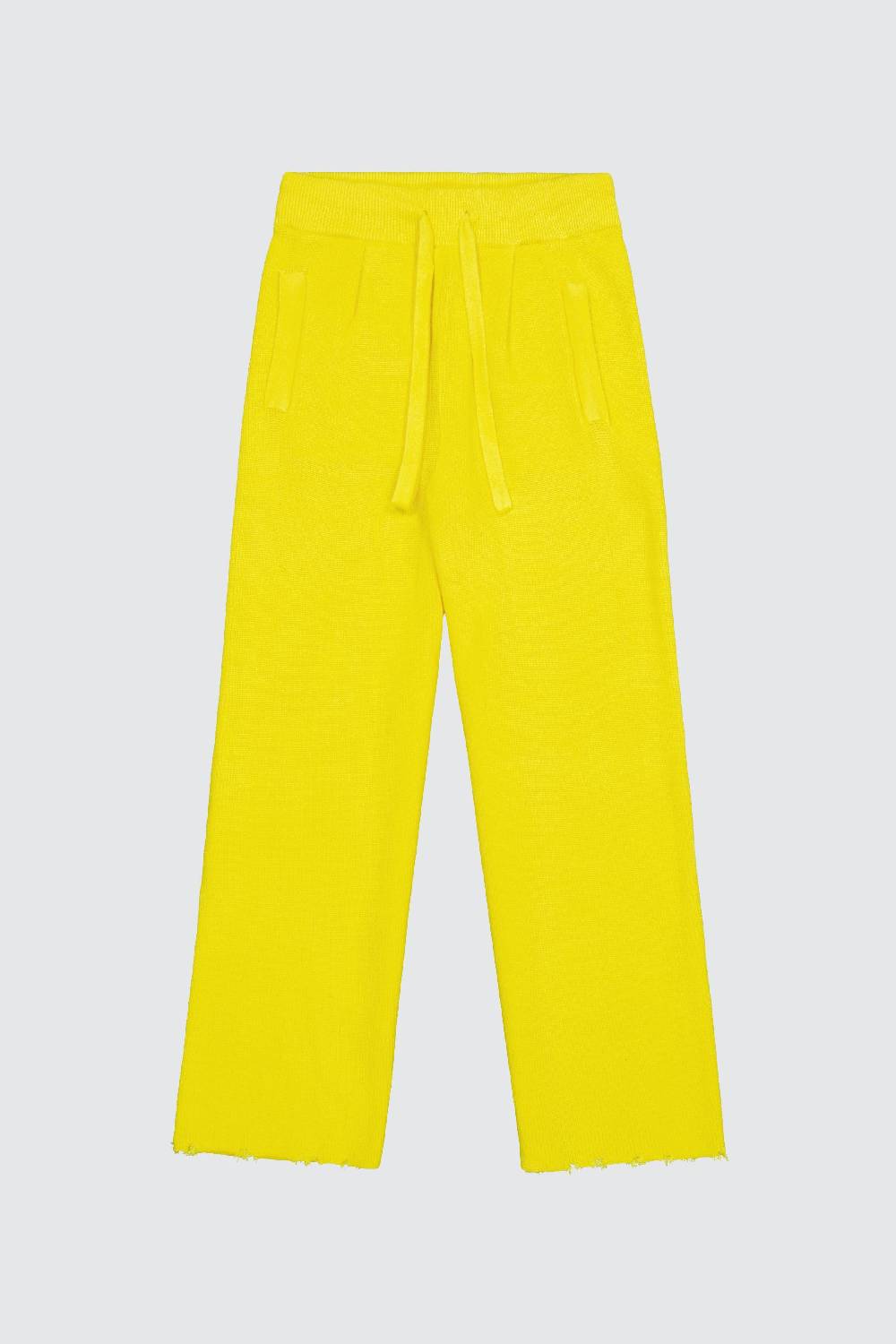 Laneus Laneus pantalone yellow in maglia effetto destroyed I Più Venduti