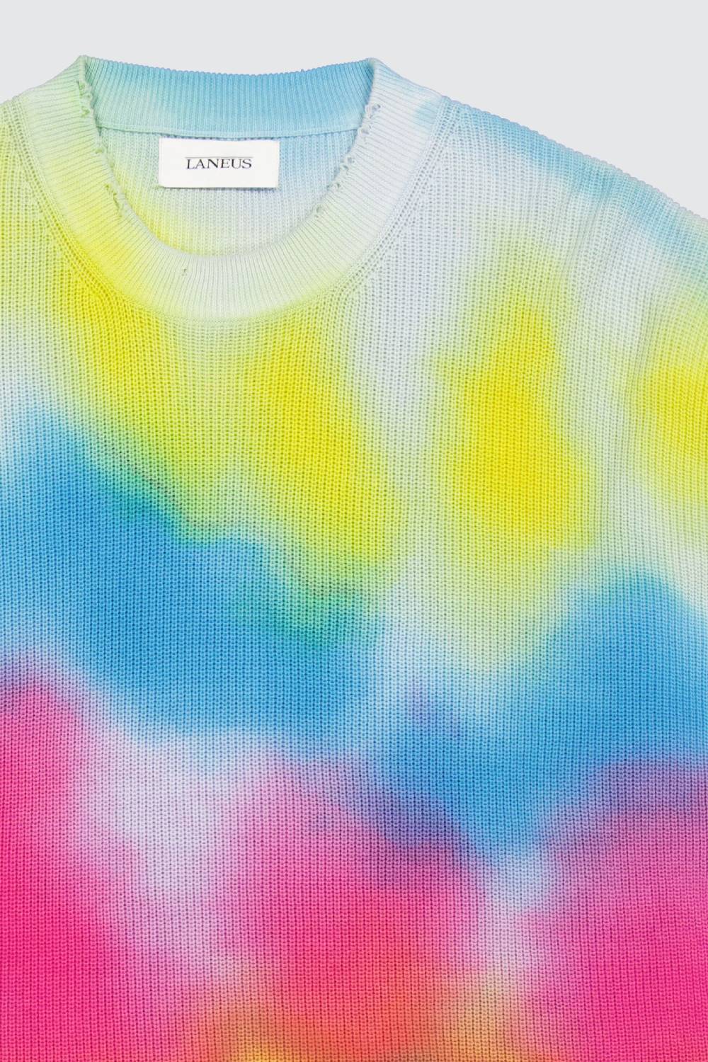 Laneus Laneus maglia tie dye print Vendite Flash