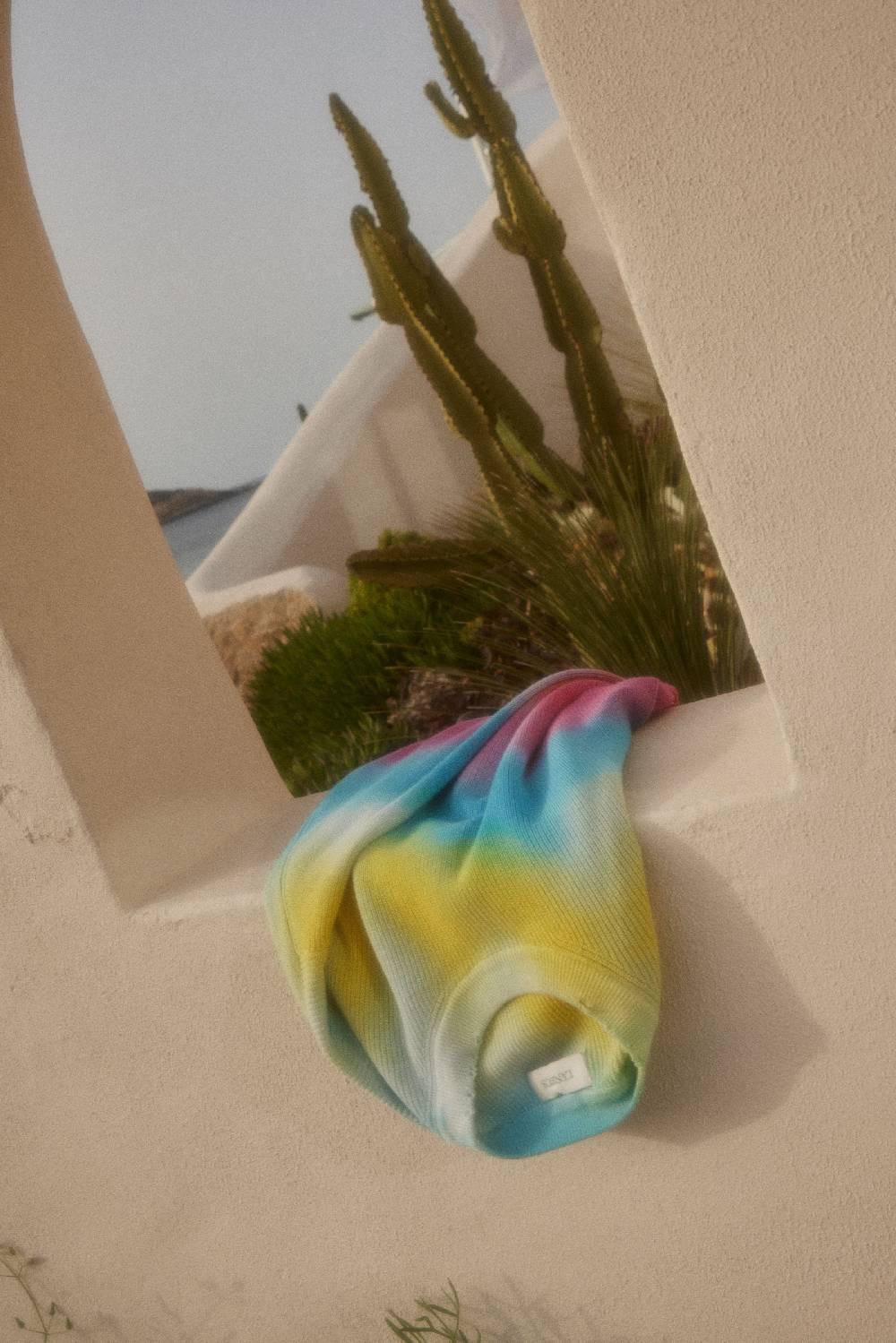 Laneus Laneus maglia tie dye print Vendite Flash