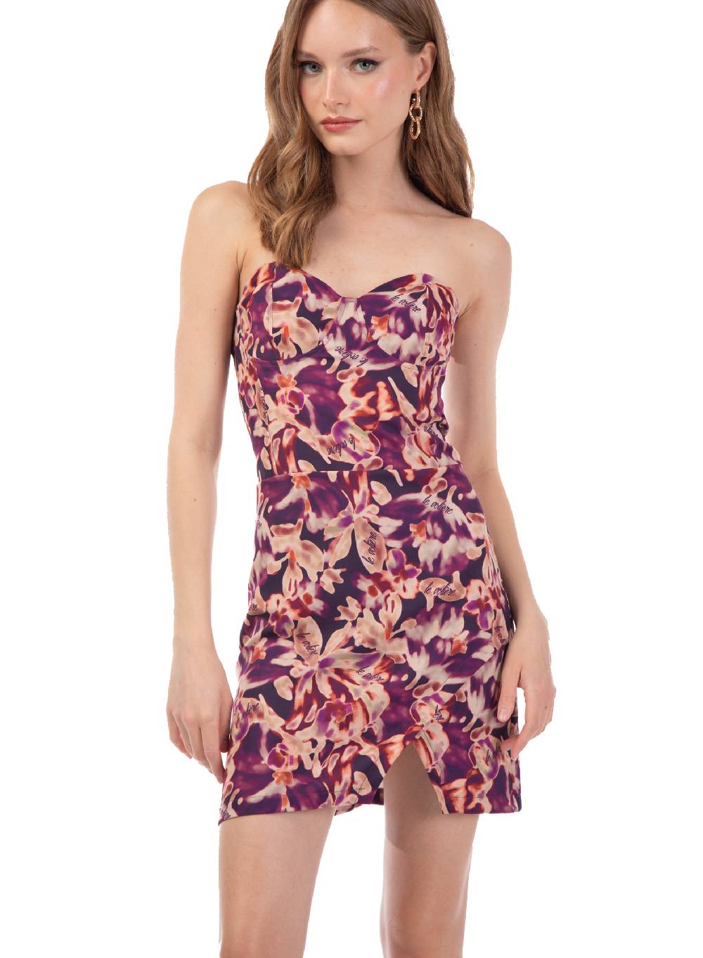 Le Volière Vestito tubino floreale Consegna Veloce