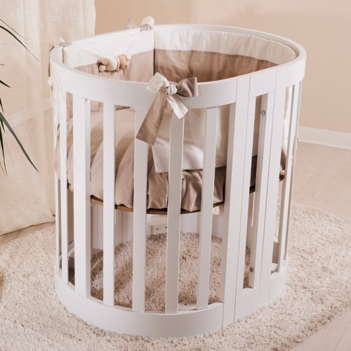 Nanán Culla ovale con kit trasformazione in lettino ed in poltroncine 2025