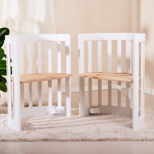 Nanán Culla ovale con kit trasformazione in lettino ed in poltroncine 2025