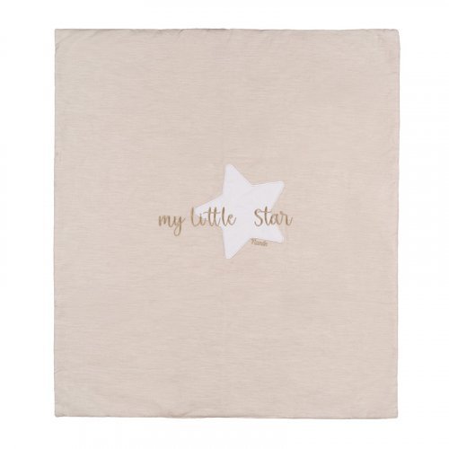 Nanán Copertina per carrozzina beige in jersey "My little star" Hotsell