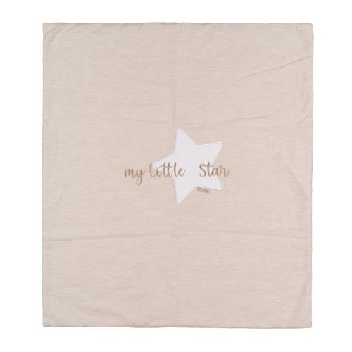 Nanán Copertina per carrozzina beige in jersey "My little star" Hotsell