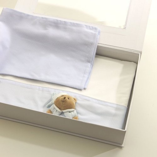 Nanán Lenzuola per MINI-ME set 3 pz Puccio azzurro In Saldo