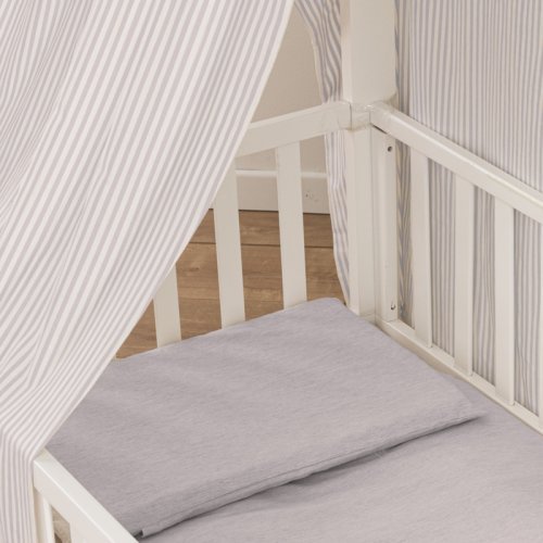 Nanán Set 2Pz Montessori Lenzuola letto + Federa Grigia Promozione