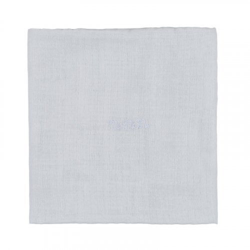 Nanán Set 3 pz mussola azzurro 80x80 cm Qualità Garantita