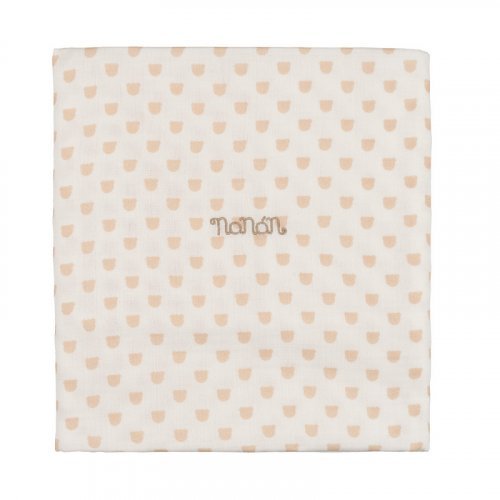 Nanán Mussola all over beige 80x80 cm Promozione Limitata
