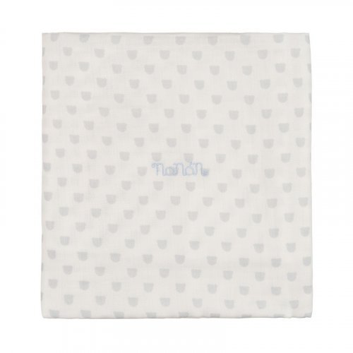 Nanán Mussola all over azzurro 120x120 cm Affare Del Giorno