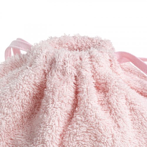 Nanán Sacca asilo in spugna con asciugamano rosa Nuovo