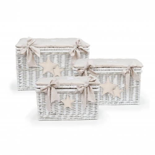 Nanán Baule grande "My little Star" beige Saldi