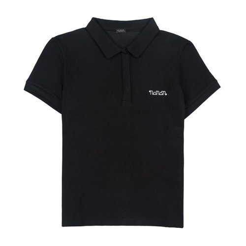 Nanán Polo Manica Corta Nera Promozione Limitata