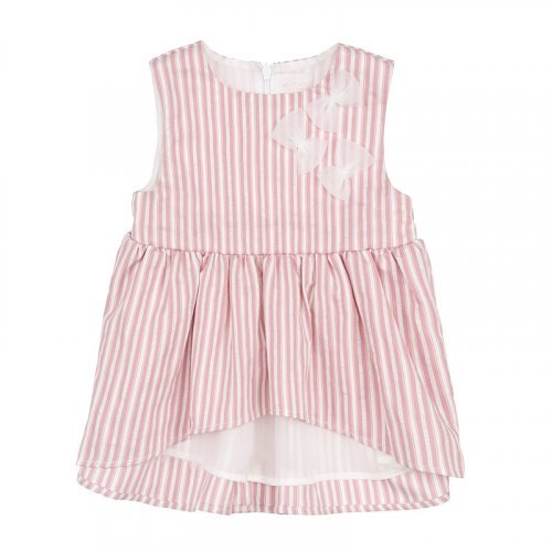 Nanán Blusa smanicata a righe rosa Offerta migliore