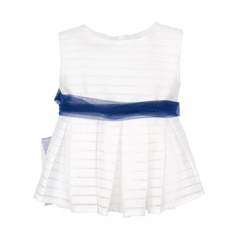 Nanán Blusa smanicata blu Offerte esclusive