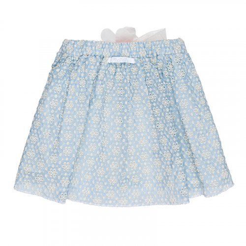 Nanán Gonna in sangallo azzurro Super sconto