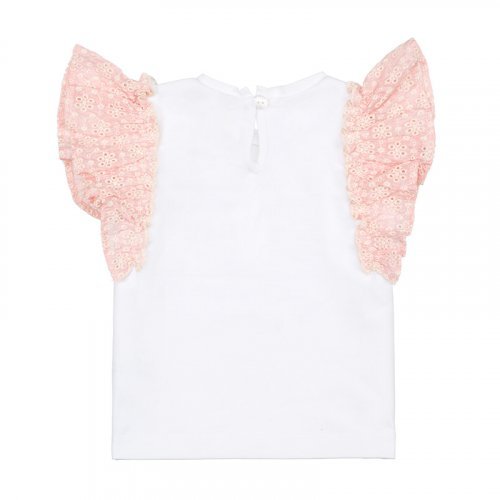 Nanán T-Shirt con frappa rosa Vendita Calda