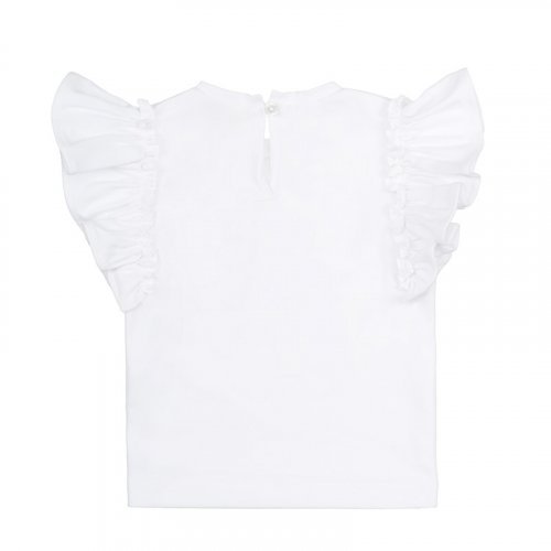 Nanán T-shirt bianca con frappe I Più Venduti