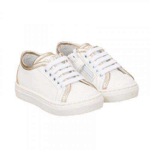 Nanán Scarpe in pelle bianche Negozio online di fabbrica