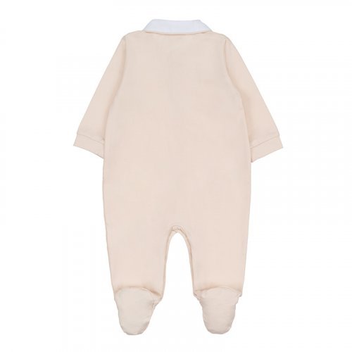 Nanán Tutina Aperta Davanti C/Colletto Beige Vendita calda