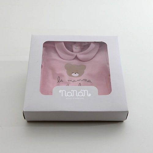 Nanán Confezione Tutina con scritta Bimba Nuovi prodotti