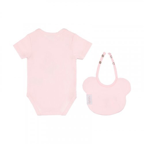 Nanán Confezione regalo rosa con body + bavaglino Liquidazione