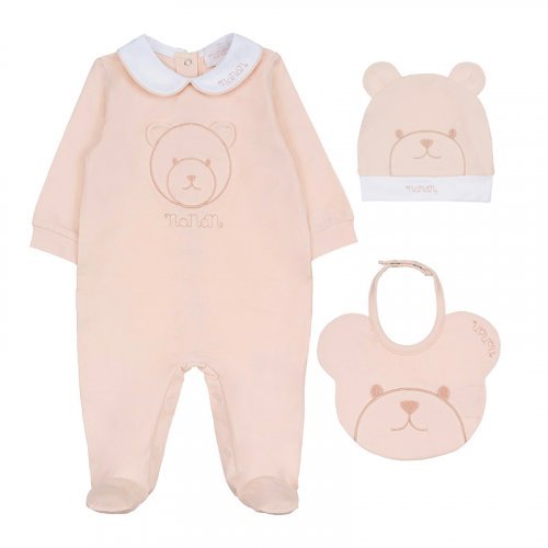 Nanán Confezione regalo tutina + berretta + bavaglio Comprane uno, ottenene uno gratis