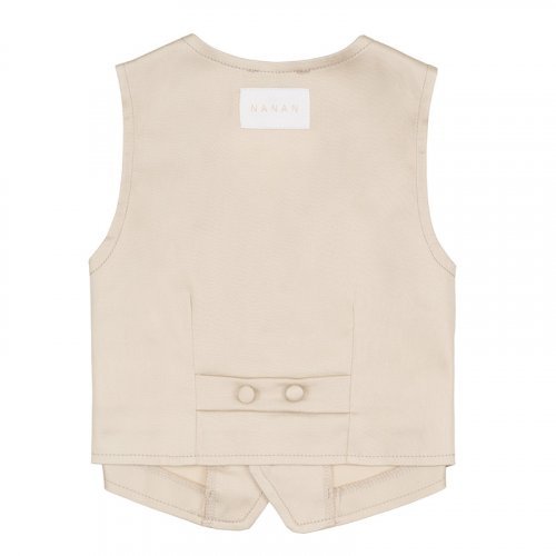 Nanán Gilet beige Fino al 65% di sconto