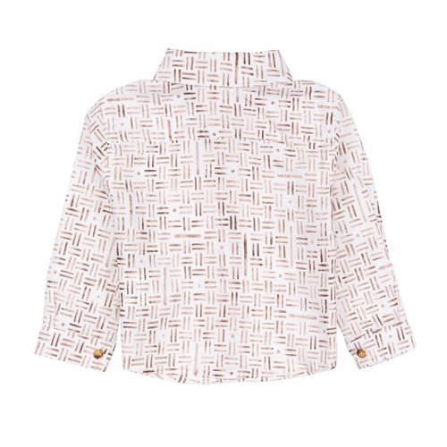 Nanán Camicia con fantasia geometrica Black Friday Prezzi