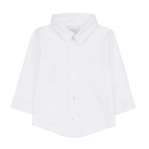 Nanán Camicia bianca in popeline Sconti questo mese