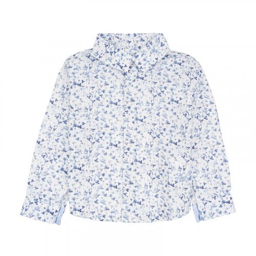 Nanán Camicia blu a fiori In Linea