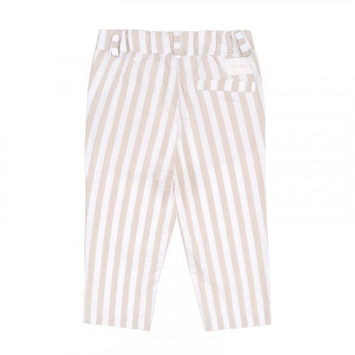 Nanán Pantalone a righe beige Qualità Garantita