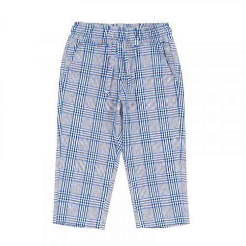 Nanán Pantalone scozzese blu Promozione Limitata