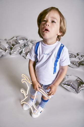 Nanán T-shirt c/bretelle bianco Negozio